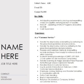 Customer Service Officer Resume Sample Customer Service Officer Resume Sample