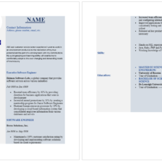 Software Engineer Resume Sample