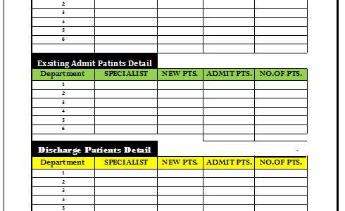 Best 4 Activity Report Templates (Medical Facility)