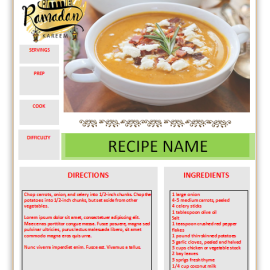 Ramadan Meal Prep Template
