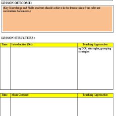 Plan Your Lessons Profesionally: Lesson Plan Templates