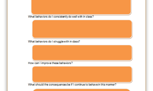 Behavior Contract Templates: A Practical Guide For Partents, Teacher And Professionals